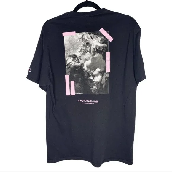 Champion Black Men's T-shirt Dawson 19 ROA Size L - Picture 7 of 11